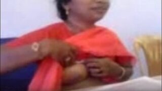 Telugu teacher showing boobs to principal