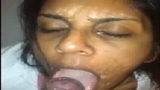 XXX blowjob porn of desi aunty