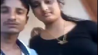 North indian guy kissing boobs of desi wife