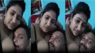 Busty bhabhi feeding boobs secret lover