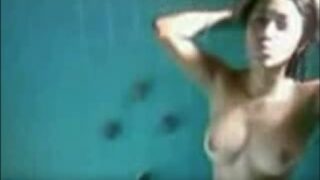 Short hair pooja bhabhi bathing devar