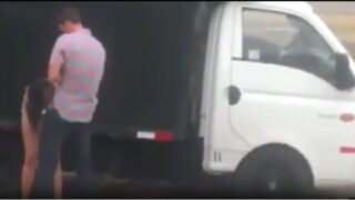 Punjabi girl nude blowjob to truck driver in highway