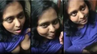 Sexy boobs bangalore bhabhi collecting cum of devar