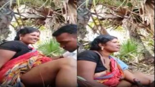 South indian village bhabhi in saree bj to client