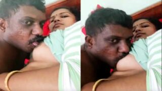 Hyderabad apartment security sucking boobs of housewife