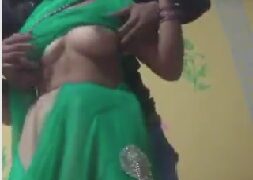 Selfie sex of devar playing with bhabhi stripping