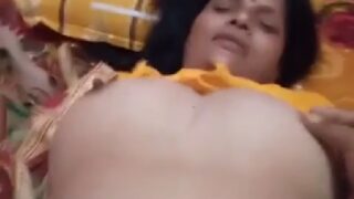 Dehati maid aunty saree strip and fuck