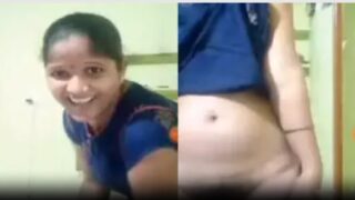 Marati village lady making naked selfie