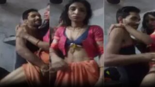 Young guy fucking bhabhi lifting petticoat